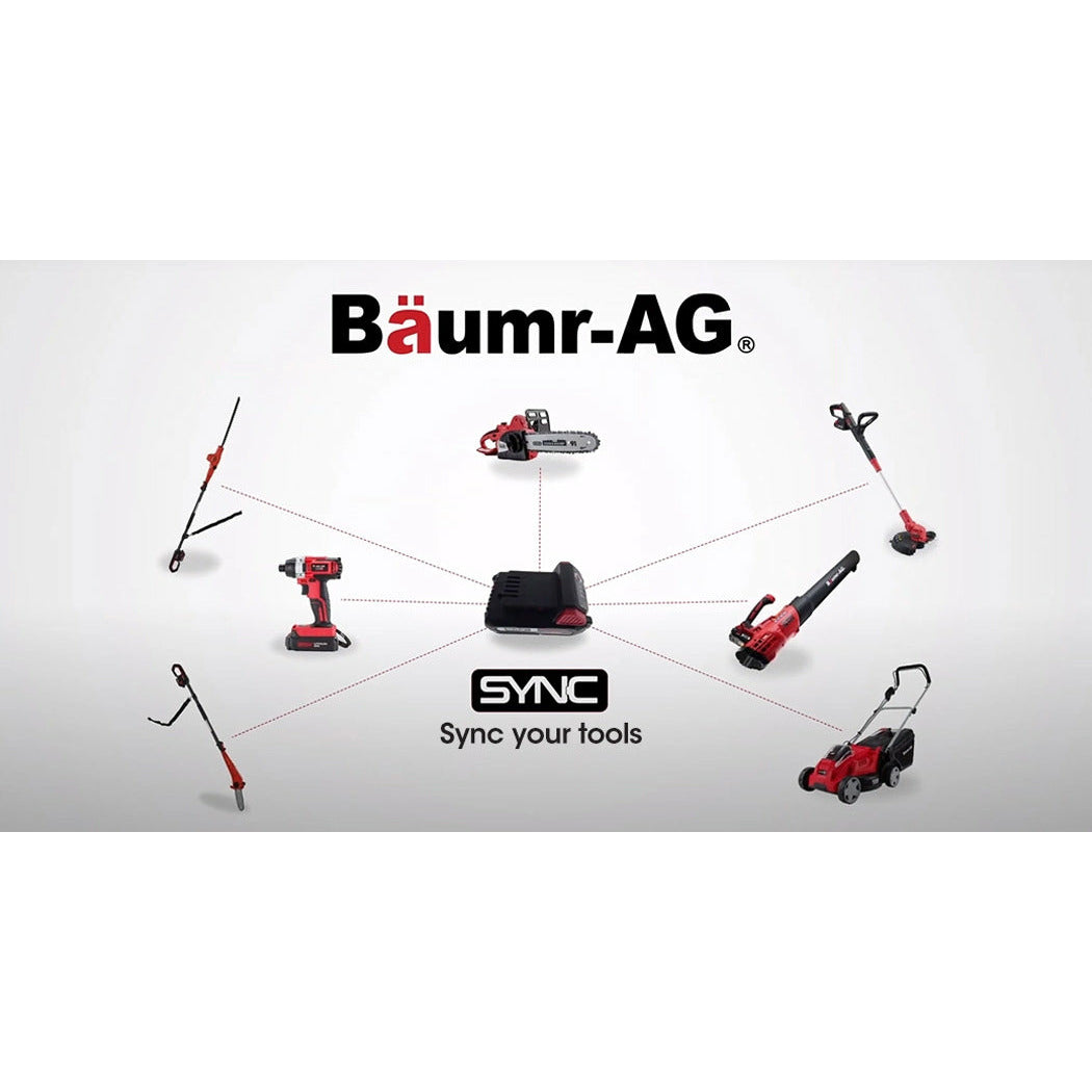 BAUMR-AG Reciprocating Saw 20V Cordless Lithium Electric Saber Recip w/ Battery