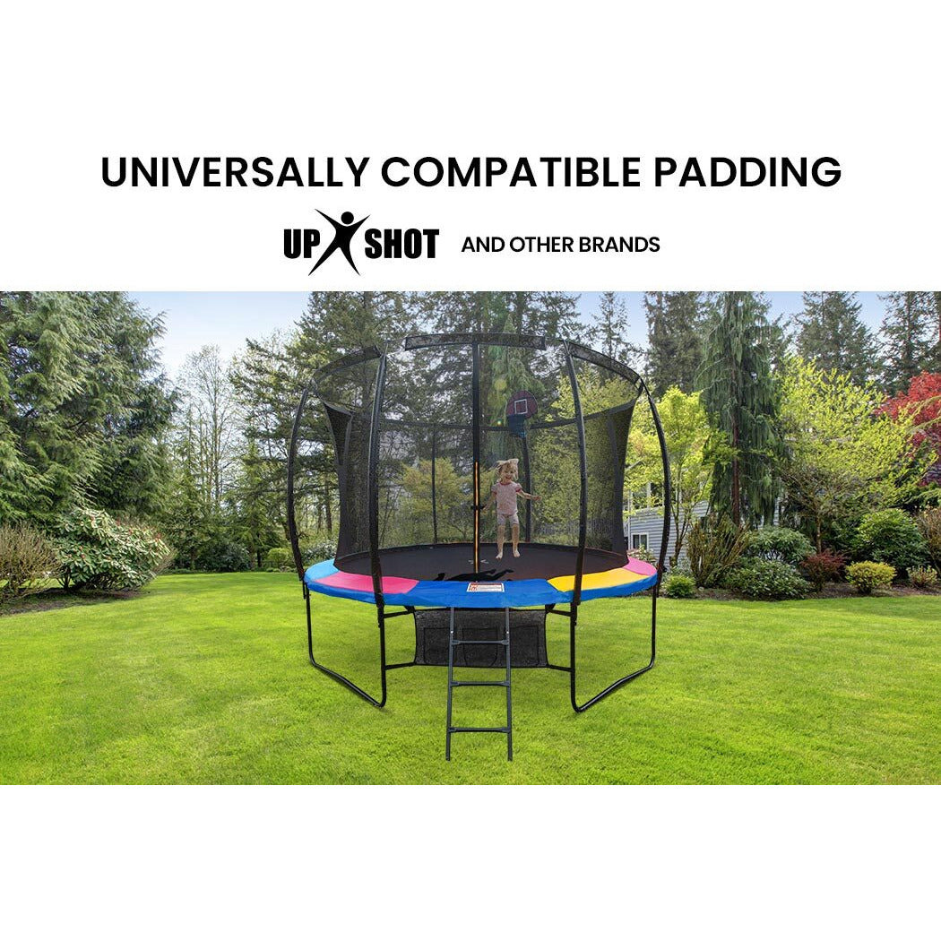 UP-SHOT 10ft Replacement Trampoline Safety Pad Padding Multi-Coloured