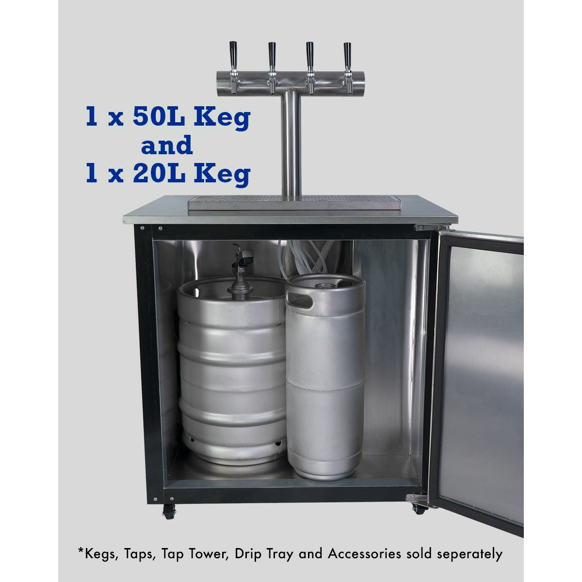 Beer Keg Fridge KegMaster Solstice 6 Keg 12volt DC Kegerator