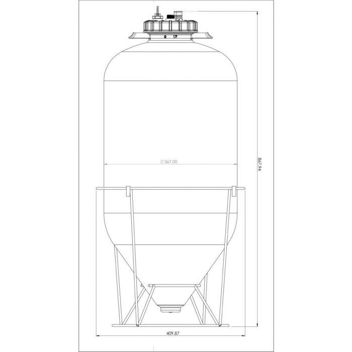 Keg King Snub Nose - 60L