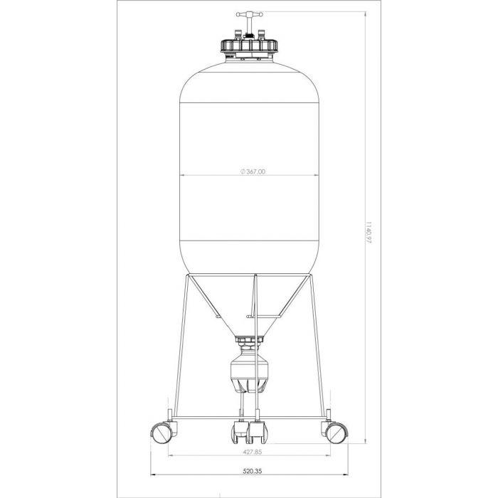 Keg King Fermenter King Uni Tank - 60L