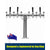 Beer Font Tower - Quadruple Tap Modular Beer Font with Tap