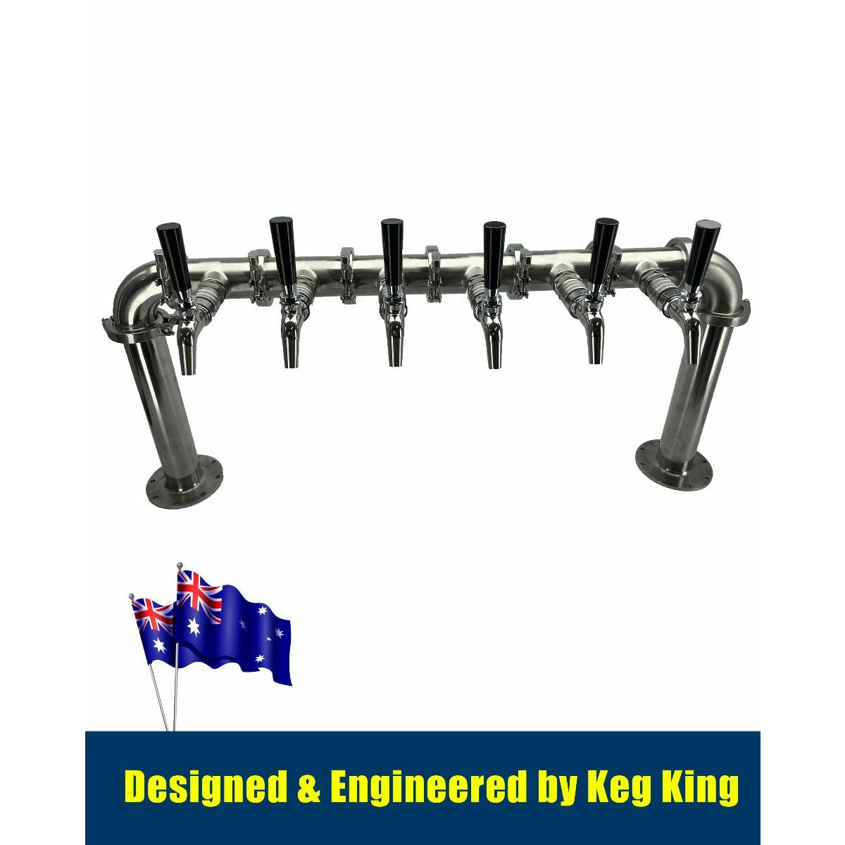 Beer Font Tower - Six Tap Modular Beer Font with Tap