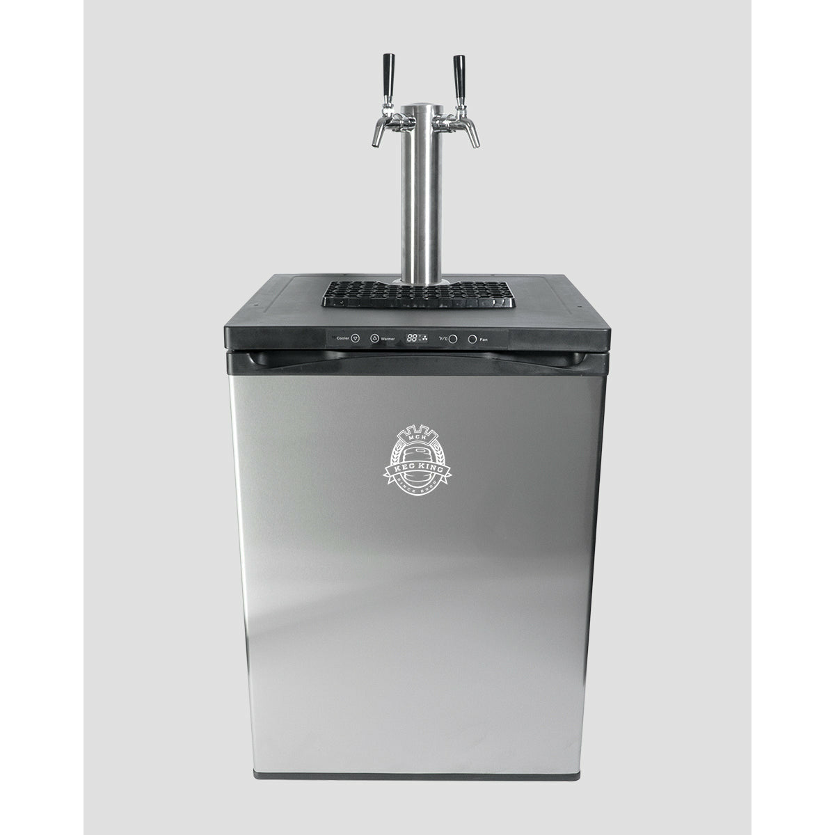 Beer Keg Fridge KegMaster Series XL Kegerator With Two Beer Taps