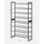 SONGMICS 8-Tier Shoe Rack Storage 32 pairs with Adjustable Shelves Gray LMR08GBV1