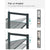 SONGMICS 8-Tier Shoe Rack Storage 32 pairs with Adjustable Shelves Gray LMR08GBV1