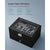 SONGMICS 20-Slot Watch Box with Glass Lid 2 Layers Black Synthetic Leather Gray Lining JWB006V1