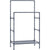 SONGMICS Metal Clothes Rack with 2 Rails Grey RDR001G02