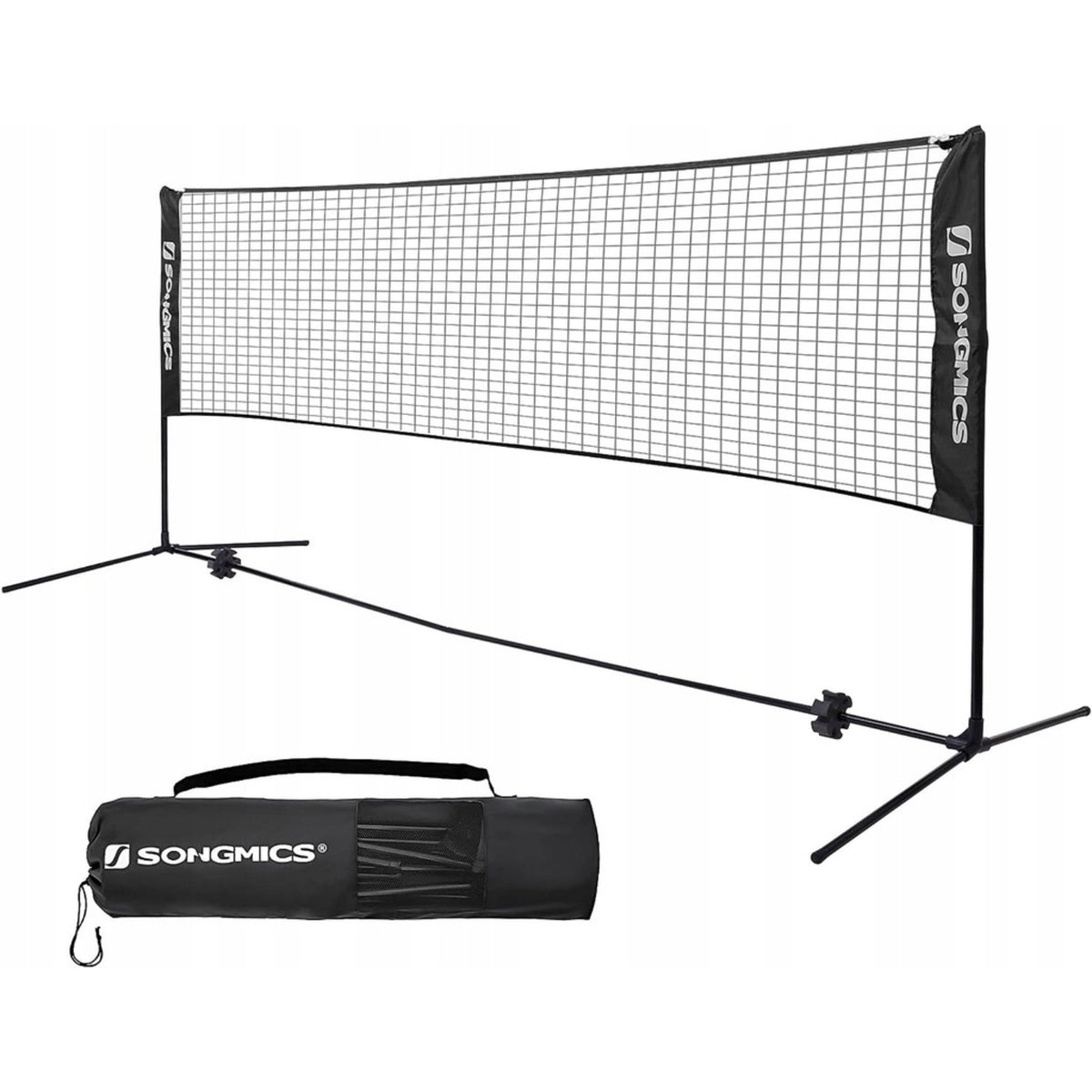 SONGMICS 5m Portable Tennis Badminton Net Black SYQ500HV1