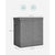 SONGMICS Linenette Fabric Laundry Hamper 142L Dark Grey