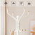 SONGMICS Metal Coat Rack 182 cm Tall Hall Tree White RCR19W