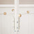 SONGMICS Metal Coat Rack 182 cm Tall Hall Tree White RCR19W