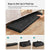 SONGMICS 109cm Folding Storage Ottoman Bench Black