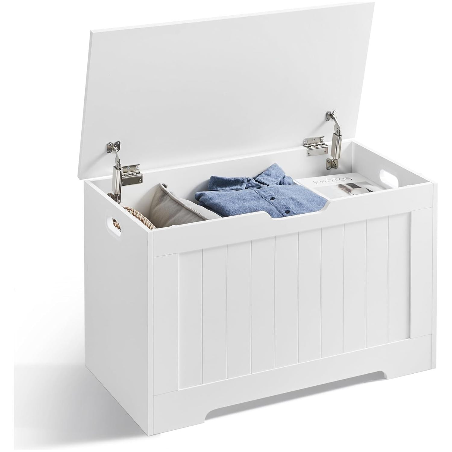 VASAGLE Storage Bench White LHS11WTV1