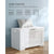 VASAGLE Storage Bench White LHS11WTV1