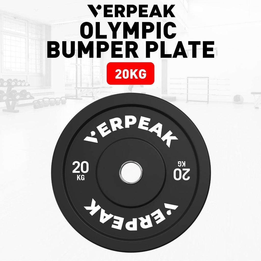 VERPEAK Black Bumper weight plates-Olympic (15kgx1) VP-WP-102-FP / VP-WP-102-LX