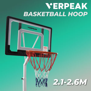 Verpeak Basketball Hoop Stand ( 2.1M - 2.60M ) VP-BHS-101-SBA