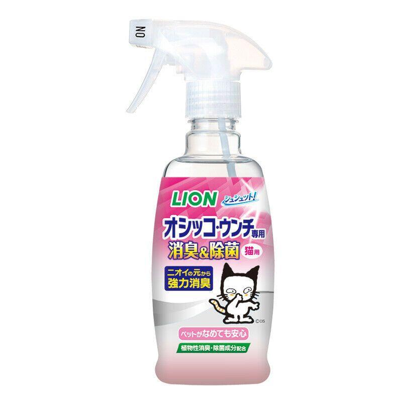 LION Deodorant &amp; Sterilization For Cats For Pee And Poop 300ml x6
