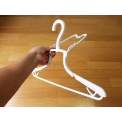 [10-PACK] KOKUBO Japan Hooded Clothes Special Hanger Three-dimensional Speed Dry