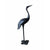 2 Piece Crane Couple Metal Statue Set