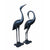 2 Piece Crane Couple Metal Statue Set