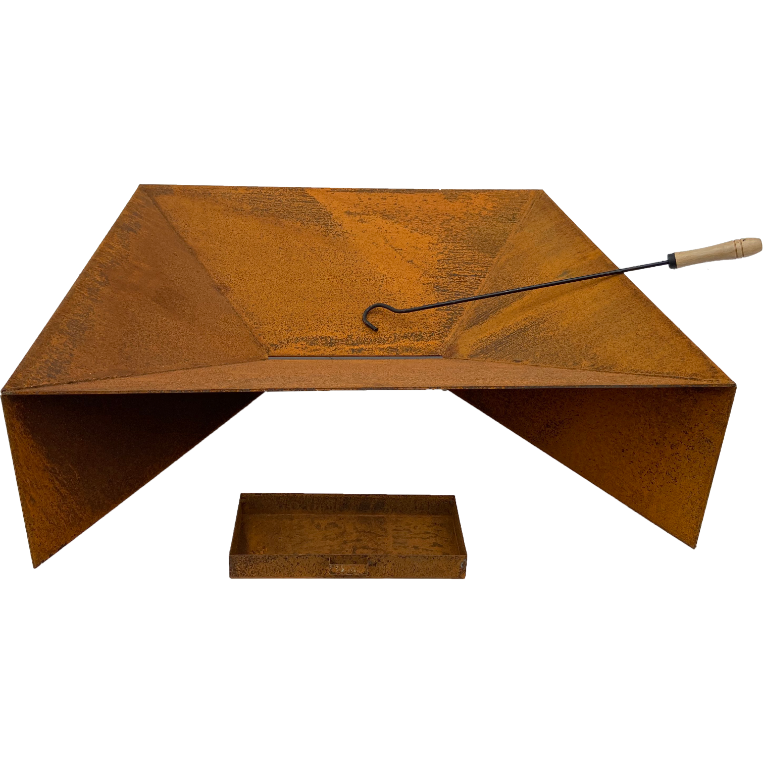 Firepit with Ash Tray with 0.11" Mild Steel