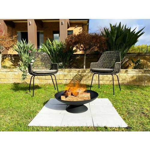 Black Lassen Cast Iron Fire Pit