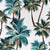 Cushion Cover-With Piping-Palm Trees White-45cm x 45cm