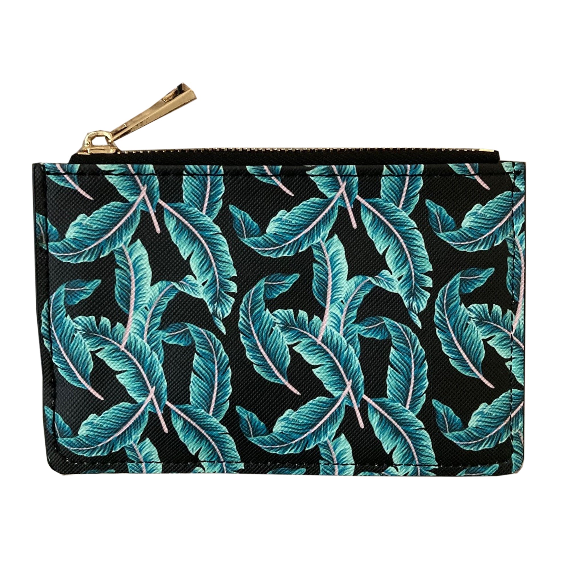 Window Coin Card Purse-Las Palmas Black