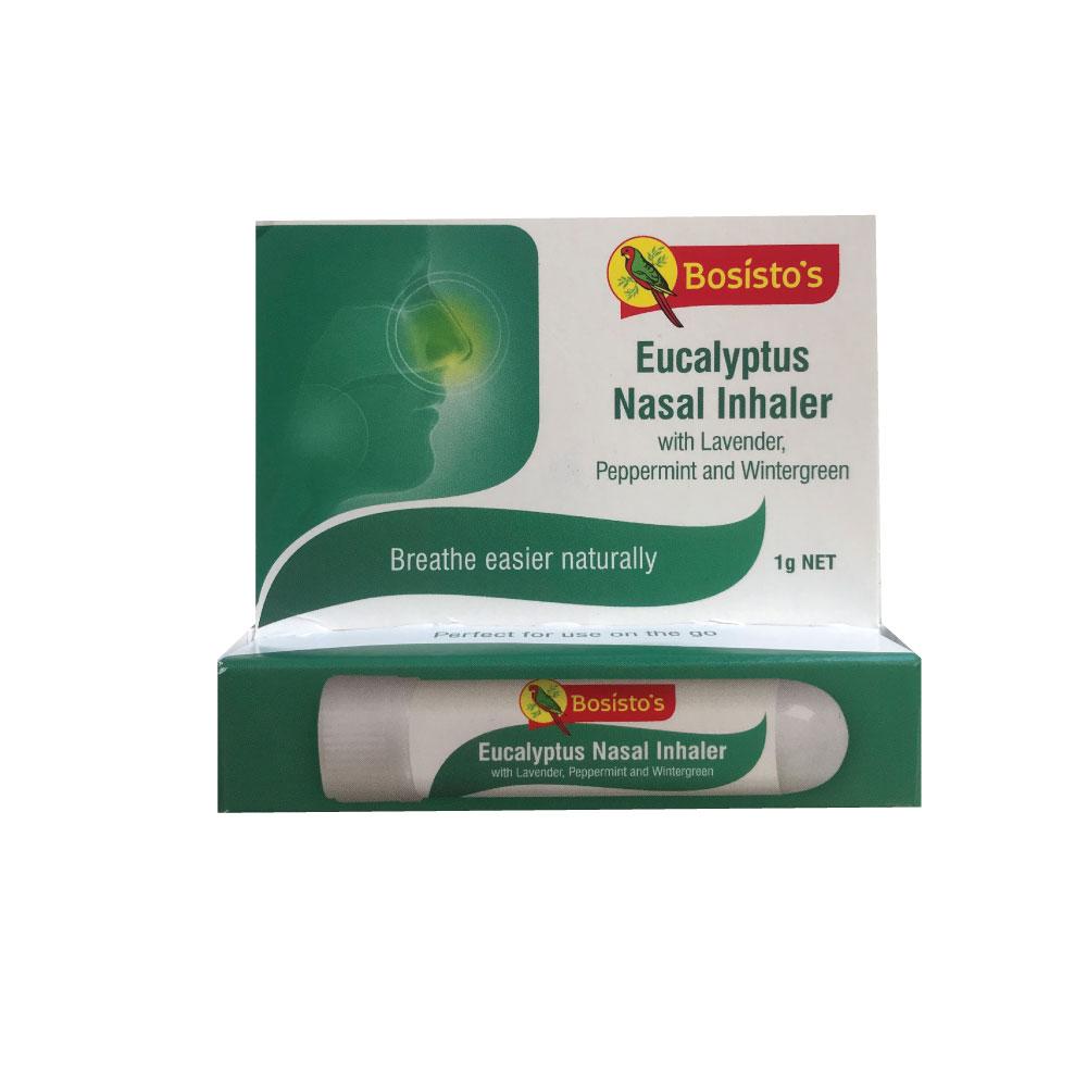 1g Nasal Inhaler Bosisto&#39;s Eucalyptus Lavender Peppermint Oil Sinus Nose Stick