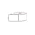 1 Roll x 400 Label Stickers 102x150mm - Direct Thermal White Shipping Labels