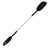 2.2M Kayak Paddle - Curved Blade Position Shift Oar Aluminium Shaft