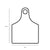 1-100 Cattle Number Ear Tags 7x10cm Set - XL White Cow Sheep Livestock Labels