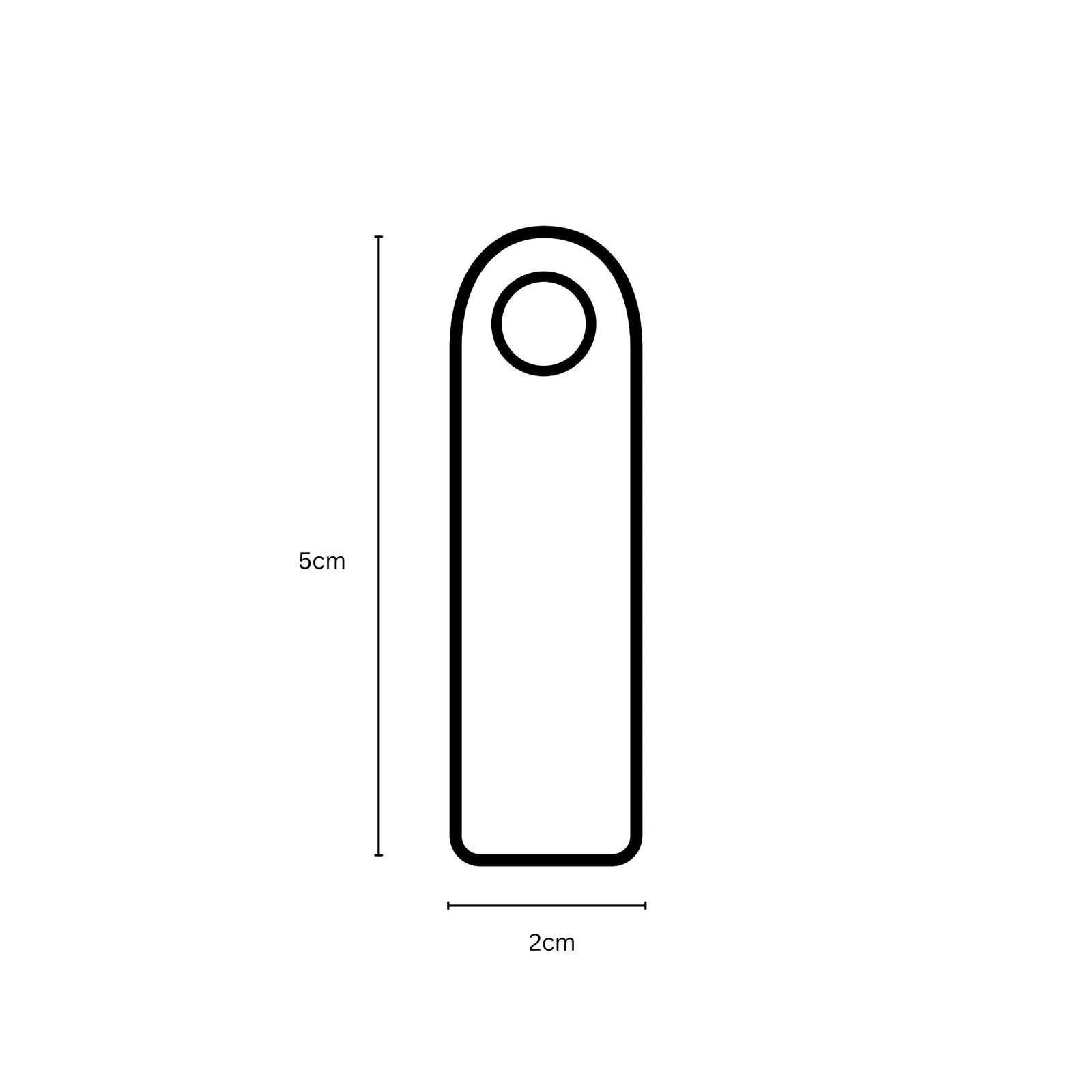 100x Cattle Ear Tags 5x2cm Set - Mini White Blank Pig Goat Livestock Label