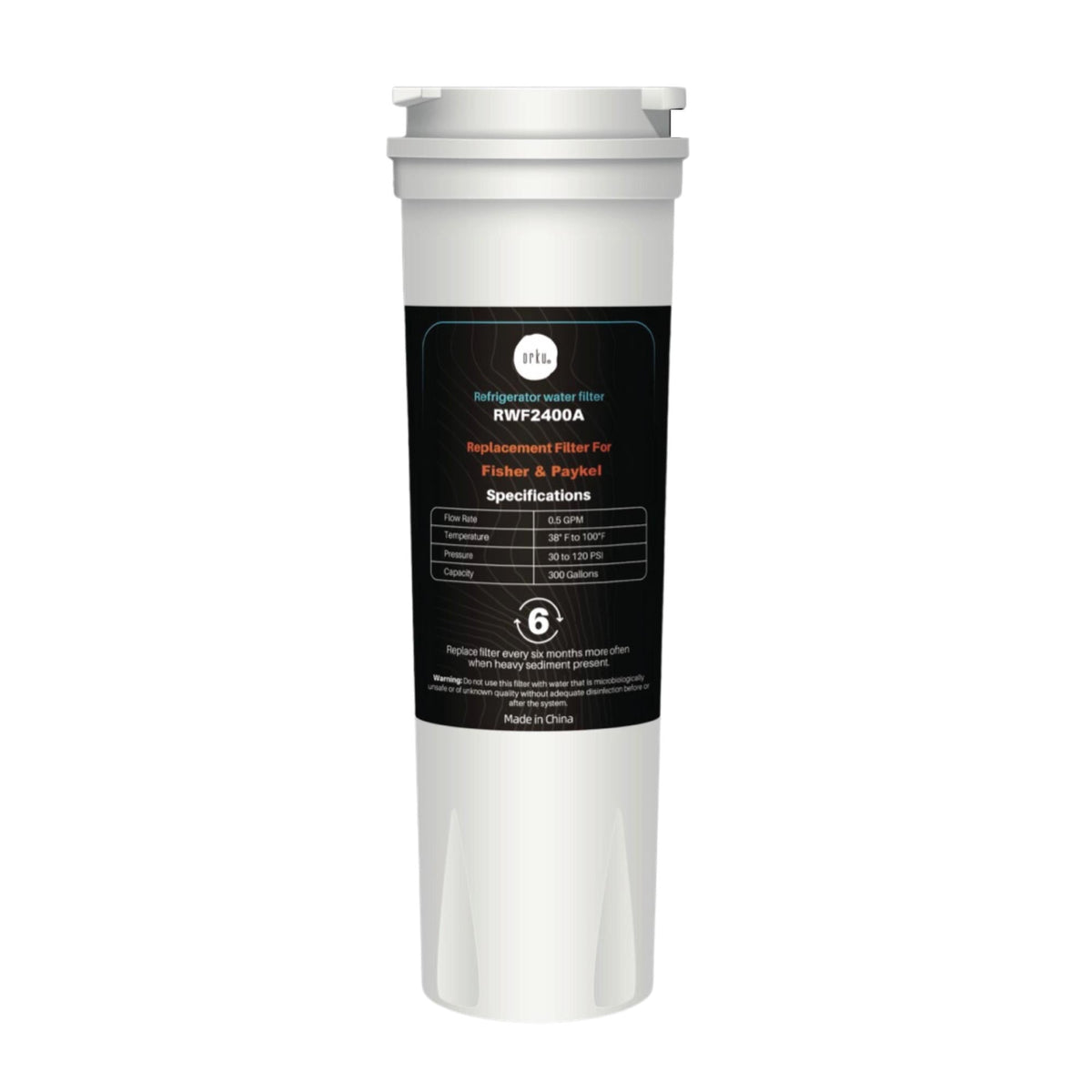 Fridge Water Filter Cartridge Replacement For Fisher &amp; Paykel RWF2400A