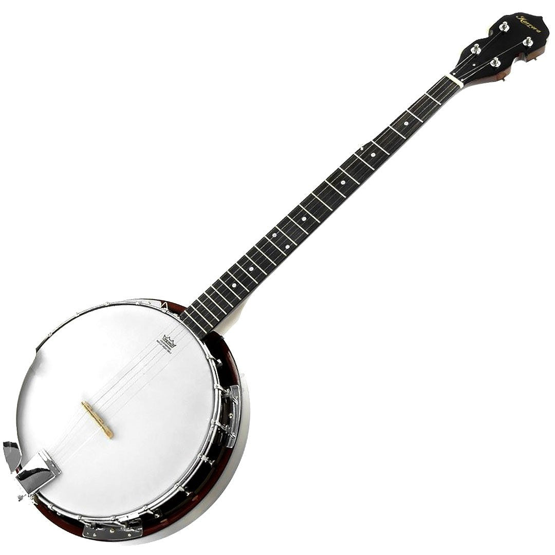 Karrera 5 String Resonator Banjo - Brown