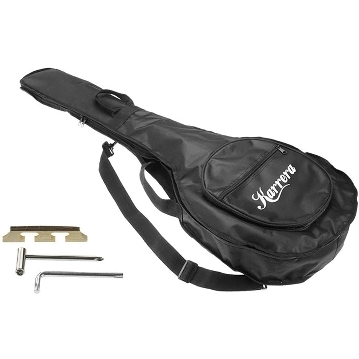 Karrera 6 String Resonator Banjo -  Brown