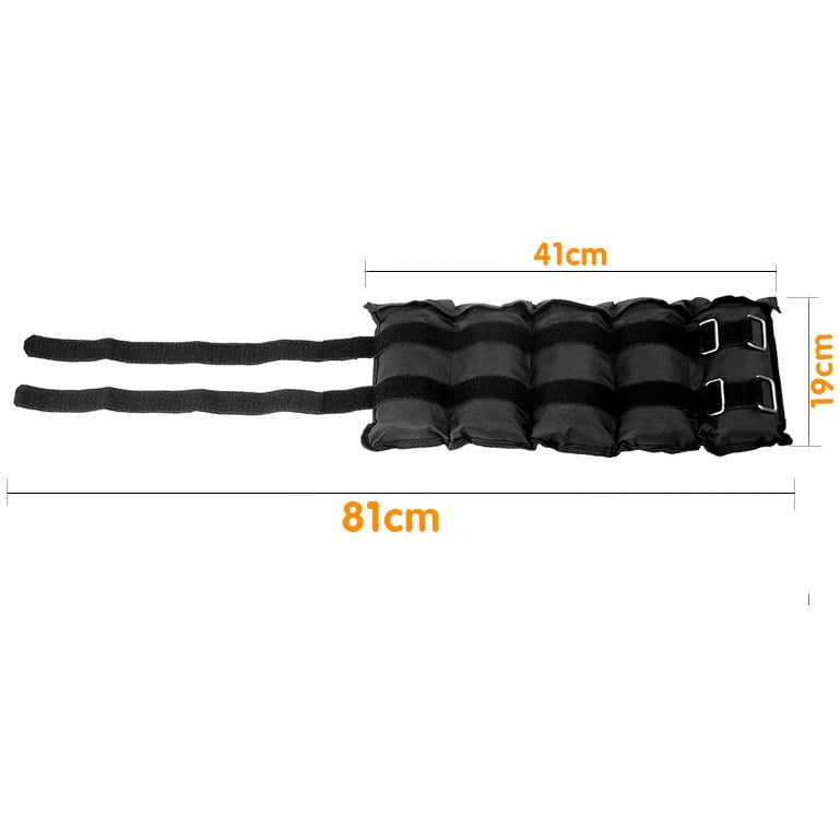 Powertrain Sports Heavy Duty Adjustable Ankle Weights 5 Kg 2 Pieces