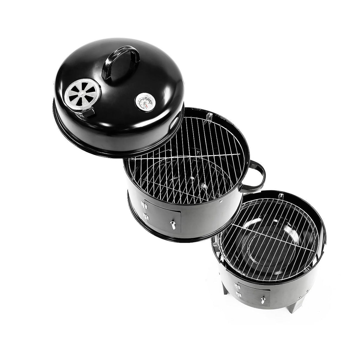 Wallaroo 3-in-1 Charcoal BBQ Smoker