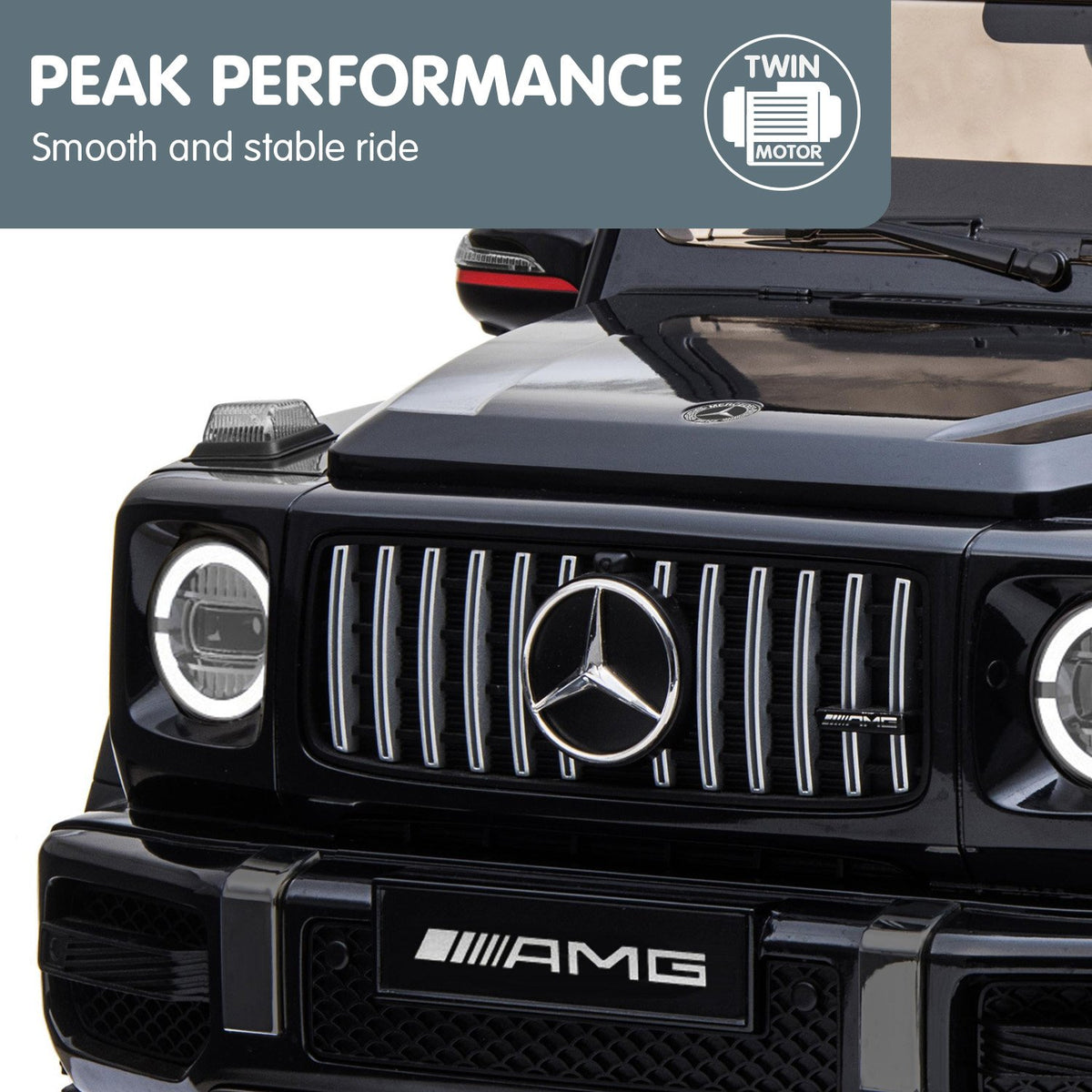 Kahuna Mercedes Benz AMG G63 Licensed Kids Ride On Electric Car Remote Control - Black