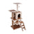 Furtastic 125cm Cat Tree Scratching Post - Beige