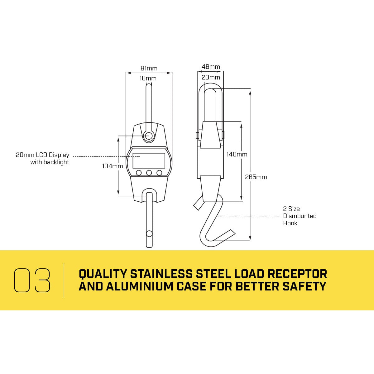 Kartrite Crane Scales Hanging 300Kg Industrial Electronic