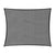 Wallaroo Outdoor Sun Shade Sail Canopy Grey Square 3 x 3M