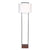 Sarantino Wood Floor Lamp in Cherry Finish