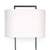Sarantino Wood Floor Lamp in Cherry Finish