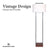 Sarantino Wood Floor Lamp in Cherry Finish
