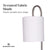 Sarantino Metal Floor Lamp with Glass Shelves