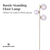 Sarantino 3-Light Gold Metal Floor Lamp with Glass Shades