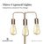 Sarantino Exposed Bulb Industrial Table Lamp