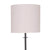 Sarantino Concrete & Metal Table Lamp with Off-White Linen Shade